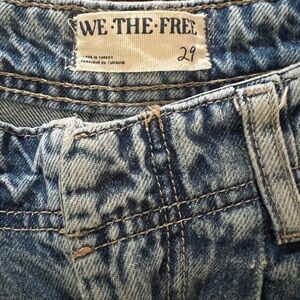 We The Free Blue Denim Jeans